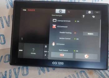 Terminal Isobus monitor CCI1200 full opcja kontrol sekcji gps