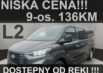 Ford Transit Custom Trend 136KM Kamera Full Led Ciemne Szyby Fotel AGR 193…