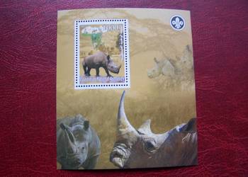 Palestyna 2007 MNH Fauna Zwierzęta Nosorożec