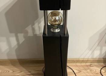 Lampa z drewna vintage