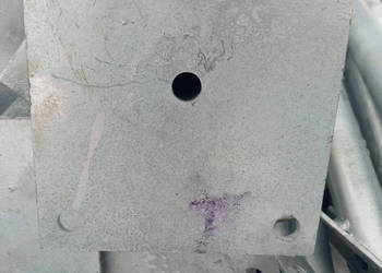 Podpora paneli ogrodzenia tymczasowe ażurowe pełne