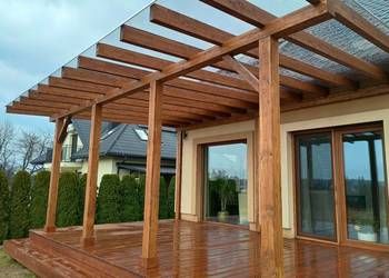 Taras drewniany, zadaszenie tarasu, altana, pergola Niedrzwica Duża