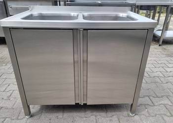 Zlew 2 Komorowy z Szafką - 100/60/85 cm - M.838 N