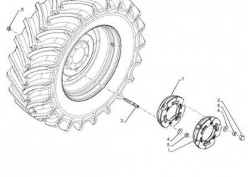New Holland T6090 T6070 Obciąźnik koła 48058287