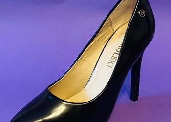 Czarne szpilki 10,5 cm rozmiar 36 (807)