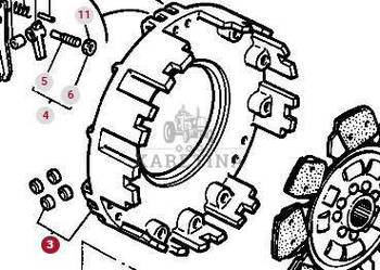 Massey Ferguson 3690 Pokrywa CZĘŚCI 3311496M91