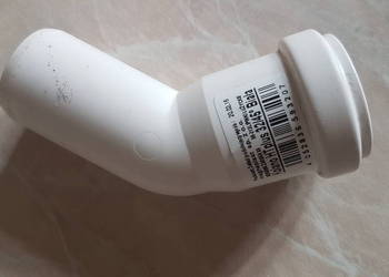 Kolano kanalizacyjne PCV 32/45 nowe