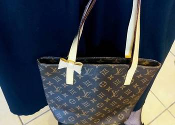 Louis Vuitton Made in france torebka z naturalnej skóry