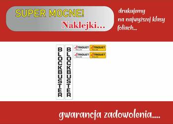 Naklejki Trioliet blockbuster mocne inne modele