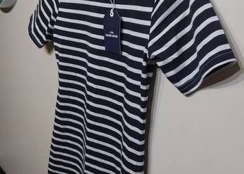 Yachting Couture S bluzka tunika paski czarne