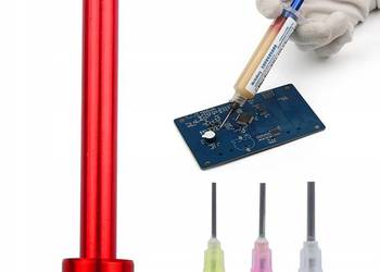 Wyciskacz do Fluxu | Metalowy Tłok 14 mm, 3 Igły Dozownicze