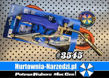 Palnik gazowy z wężem 1,5m do lutowania 3 dysze palnik do lutowania gazowy