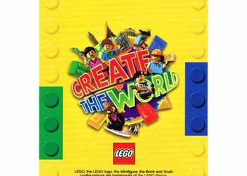 Lego Create The World karty na sztuki żółte tło