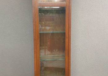 Stara witryna szafka art deco słupek lata 30te szklane półki F079