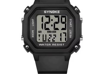 Zegarek męski elektroniczny czarny nowy