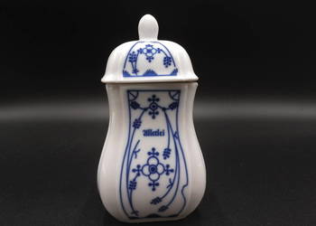 Porcelanowy pojemnik wzór słomkowy