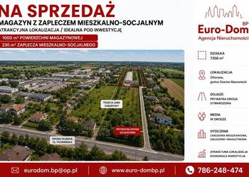 Magazyn 1200m2 działka 7350m2 Ołtarzew
