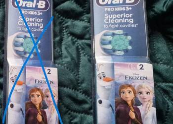 NOWE oryginalne końcówki Oral-B PRO Kids 3+ Frozen Kraina Lodu 2 szt.