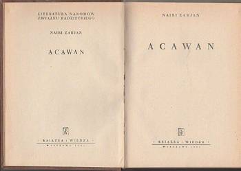 (7552) ACAWAN – NAIRI ZARJAN