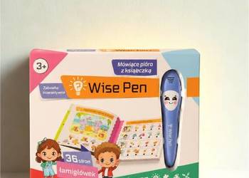 Wise Pen – mówiące pióro z książeczką łamigłówek, 3+. Super prezent, dzieci