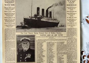 Tragedia Titanica reprodukcja