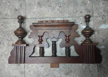 nr35 korona starego zegara szer 37cm wys 20cm