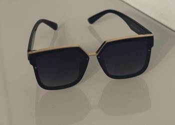 Okulary przeciwsłoneczne PRIUS Polarized czarne geometryczne