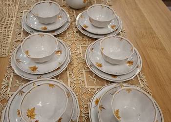 Porcelanowy serwis Klonowy Liść