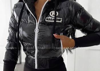 Sprzedam kurtkę zimowa z kapturem do pasa roz L