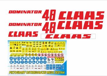 Naklejki Claas dominator 48 i inne modele super mocne