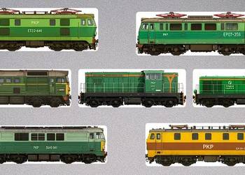 Magnesy kolejowe zestaw 7 szt. "Klasyki" - Magnesiki-Kolejowe.pl