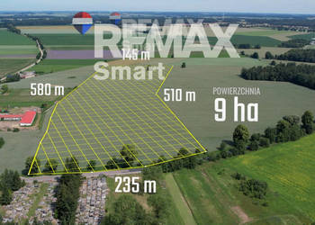 9,01 ha | MPZP: produkcja, logistyka | 1 km od S7