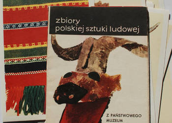 zbiory polskiej sztuki ludowej - Pocztówki PRL
