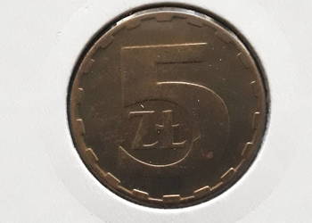 5 złotych 1987 r. Mennicze