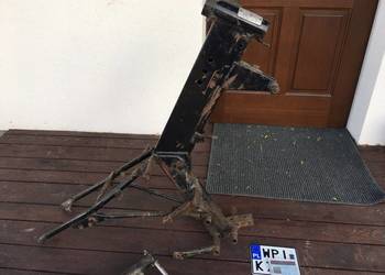 MZ ETZ 250 rama z dokumentami