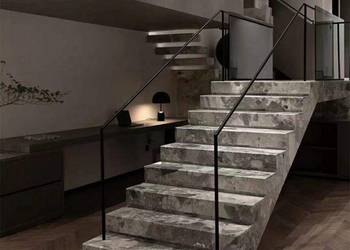 Płytki schodowe 120x30 SZARE GRAFIT lastriko beton