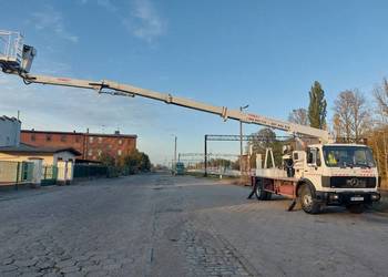 Wumag WT 220 , Mercedes 1414, podnośnik koszowy zwyżka