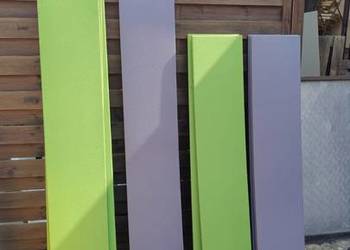Panel tapicerowany zielony szary 150x27 130x27