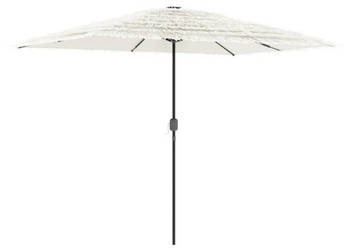 Parasol ogrodowy na stalowym słupku biały 300x200x250 cm WM-4005096