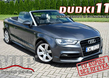 Audi A3 1,6tdi Cabrio,S-line.SKóry.Xenony.Drive Select.Navigacja.Parktroni…