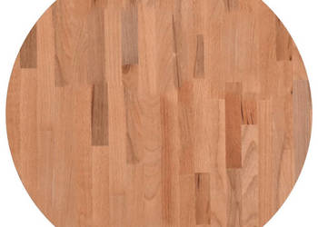 Blat do stołu Ø60x15 cm okrągły lite drewno bukowe WM-355930