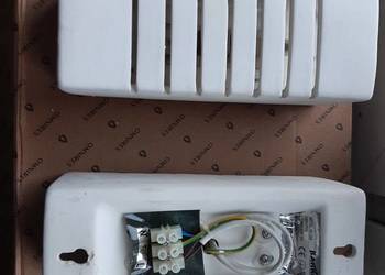 Ceramiczny kinkiet ścienny Ompires Karko WRIS, w kolorze bia