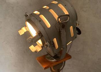 Polska Lampa LOFT VINTAGE FILMOWO TEATRALNA PRL
