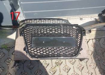 GRILL ATRAPA CHŁODNICY PLASTER MIODU AUDI A1 8X 10-14 CZARNY POŁYSK nieoryg