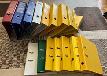 Używane segregatory A4 jak nowe - 10x75mm i 7x50mm