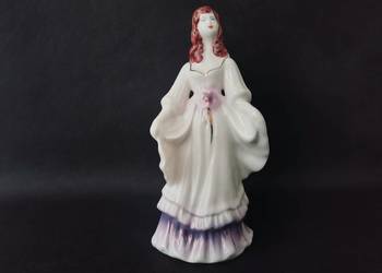 Stara figurka porcelanowa Dama porcelana Jan Jezela Katowice PRL