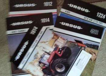 Ursus 1012, 1224, 1014, 4512, 1614 foldery prospekty