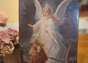 Obraz na desce Anioł stróż