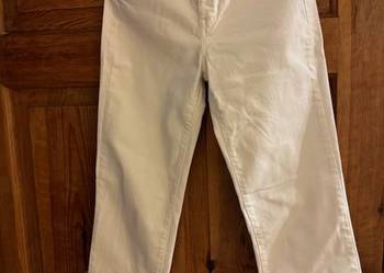 Massimo Dutti jeansy damskie 34 białe spodnie XS