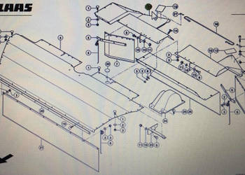 CLAAS 00 0922 346 1/00 0922 343 1/CLAAS Corto blacha osłony prawa/lewa